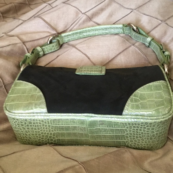 Suede & Leather Purse - Picture 2 of 3